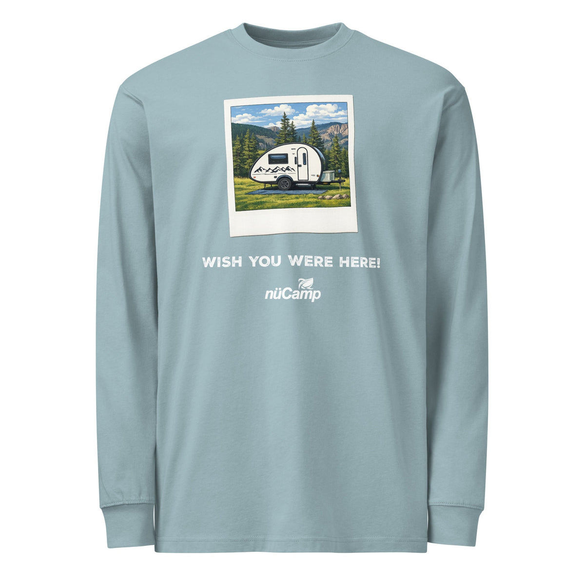 nuCamp Wish You Were Here Men's Heavyweight Long Sleeve Tee