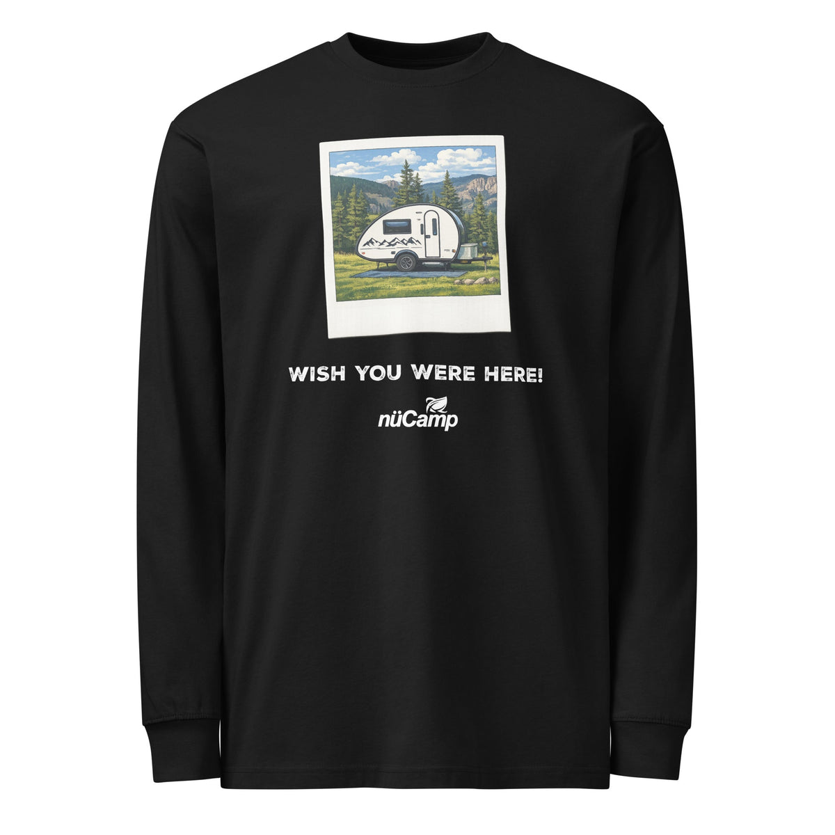 nuCamp Wish You Were Here Men's Heavyweight Long Sleeve Tee