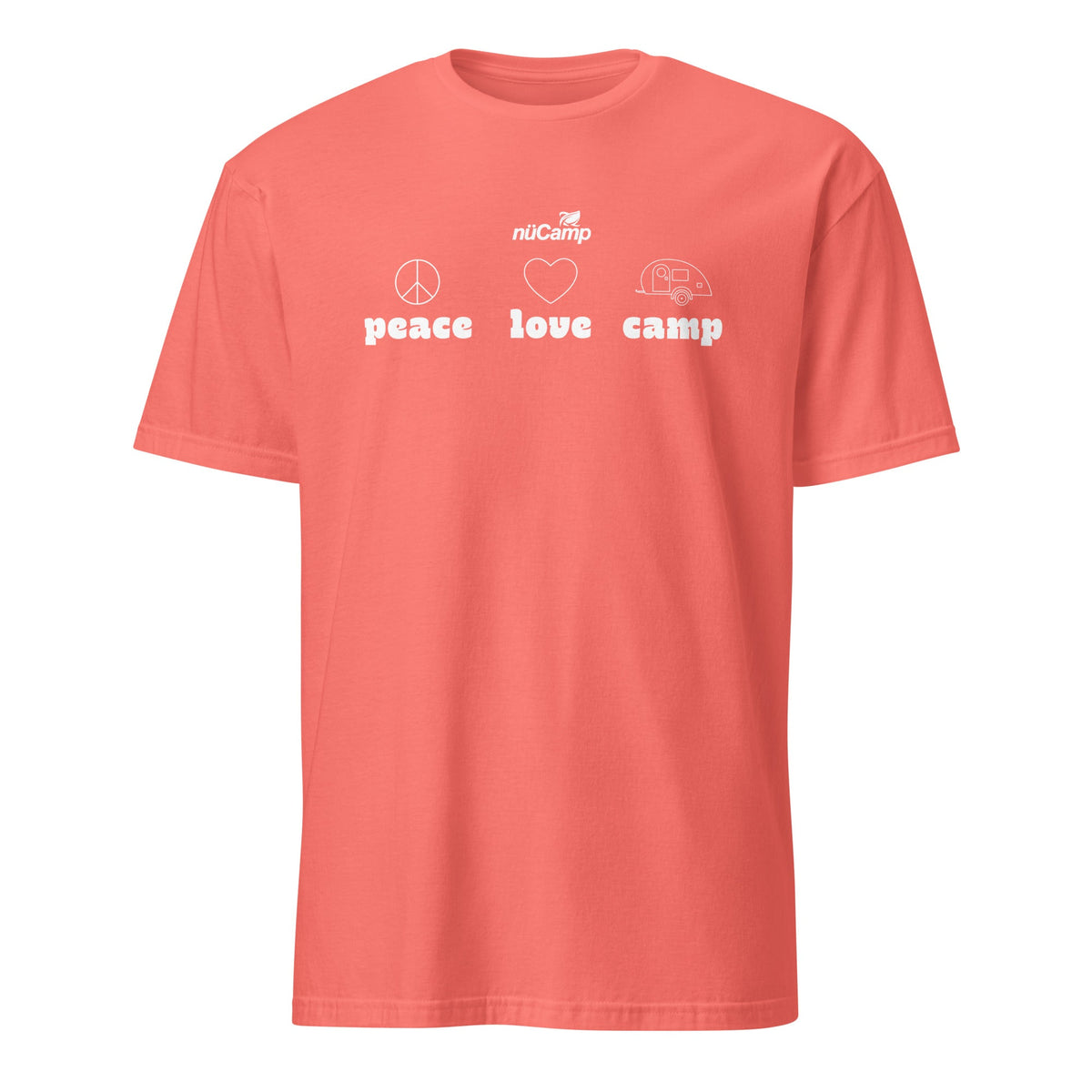 nuCamp Peace Love Camp Softstyle Tee