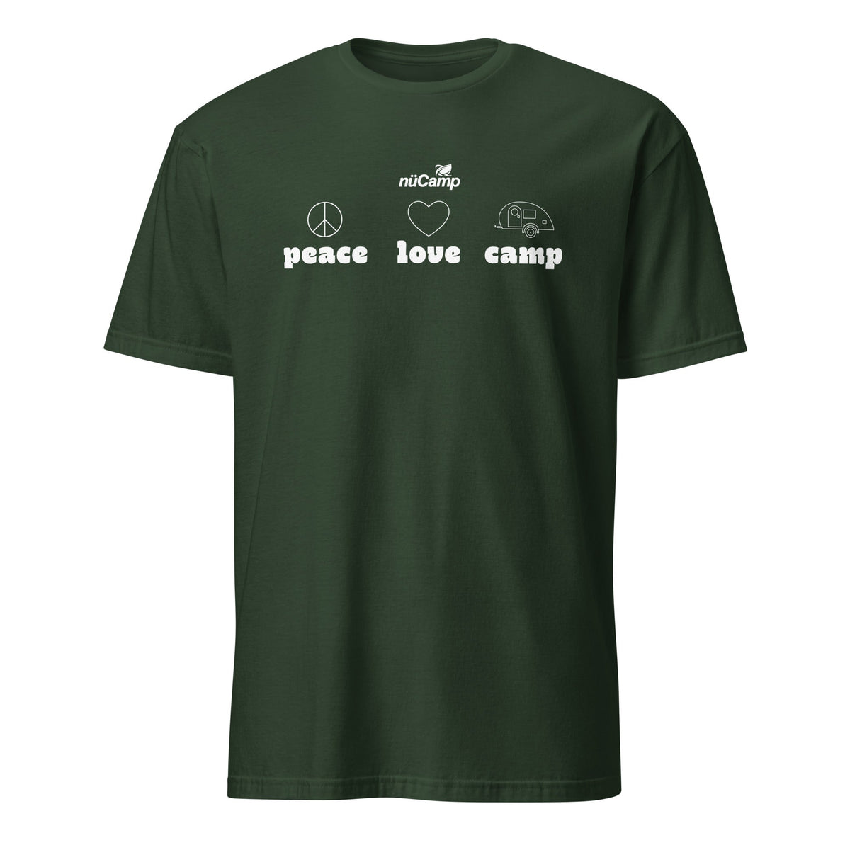 nuCamp Peace Love Camp Softstyle Tee