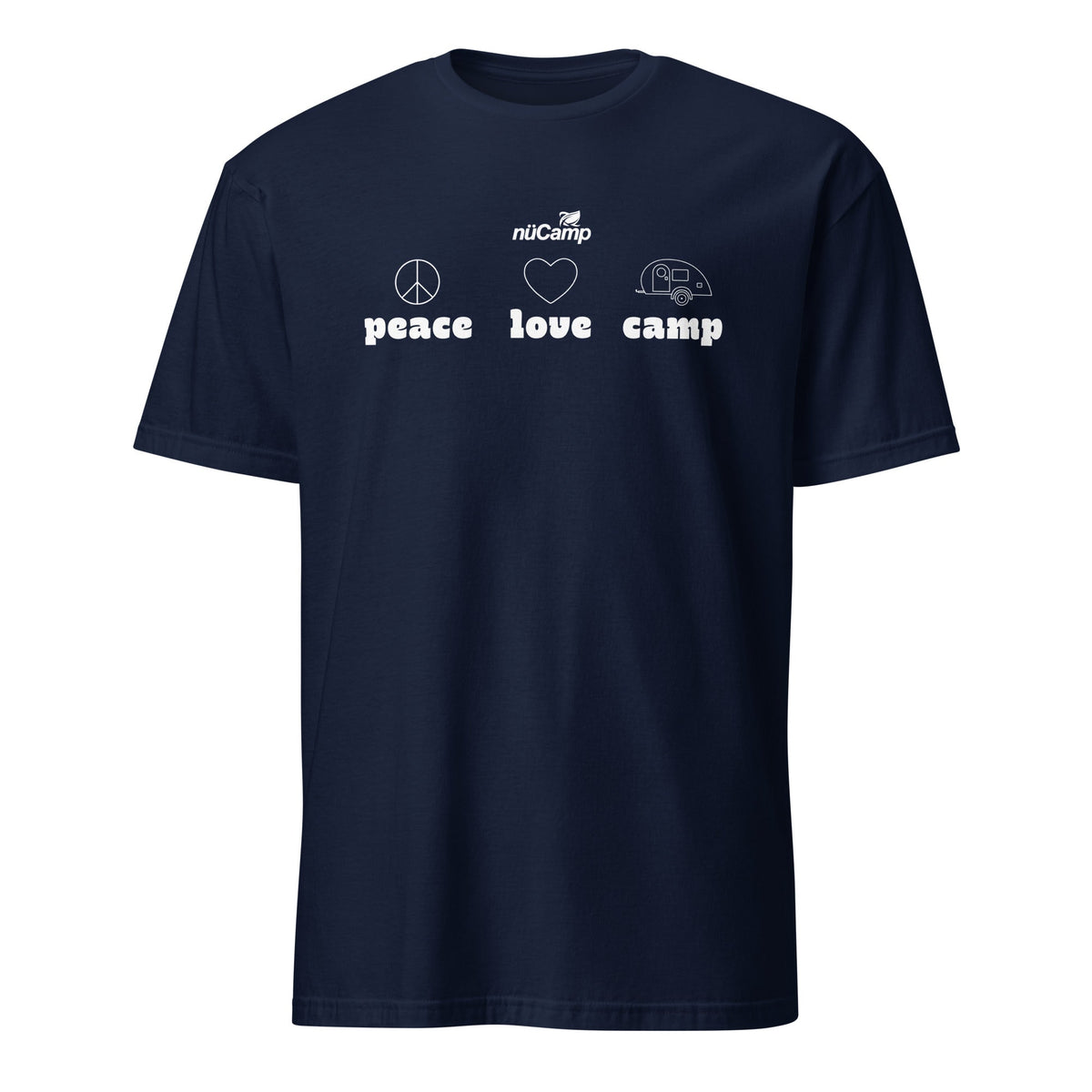 nuCamp Peace Love Camp Softstyle Tee