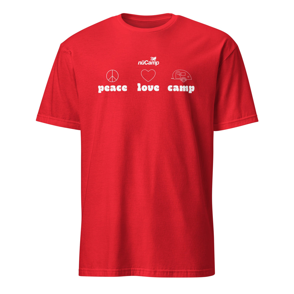 nuCamp Peace Love Camp Softstyle Tee