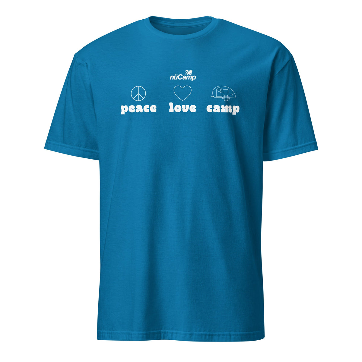 nuCamp Peace Love Camp Softstyle Tee