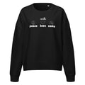 nuCamp Peace Love Camp Women's Organic Sweatshirt